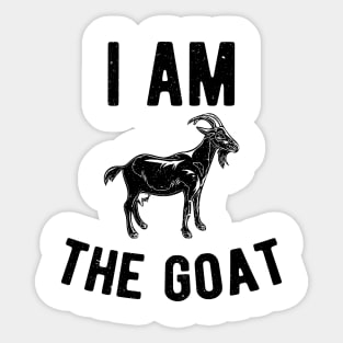 I am the goat Sticker